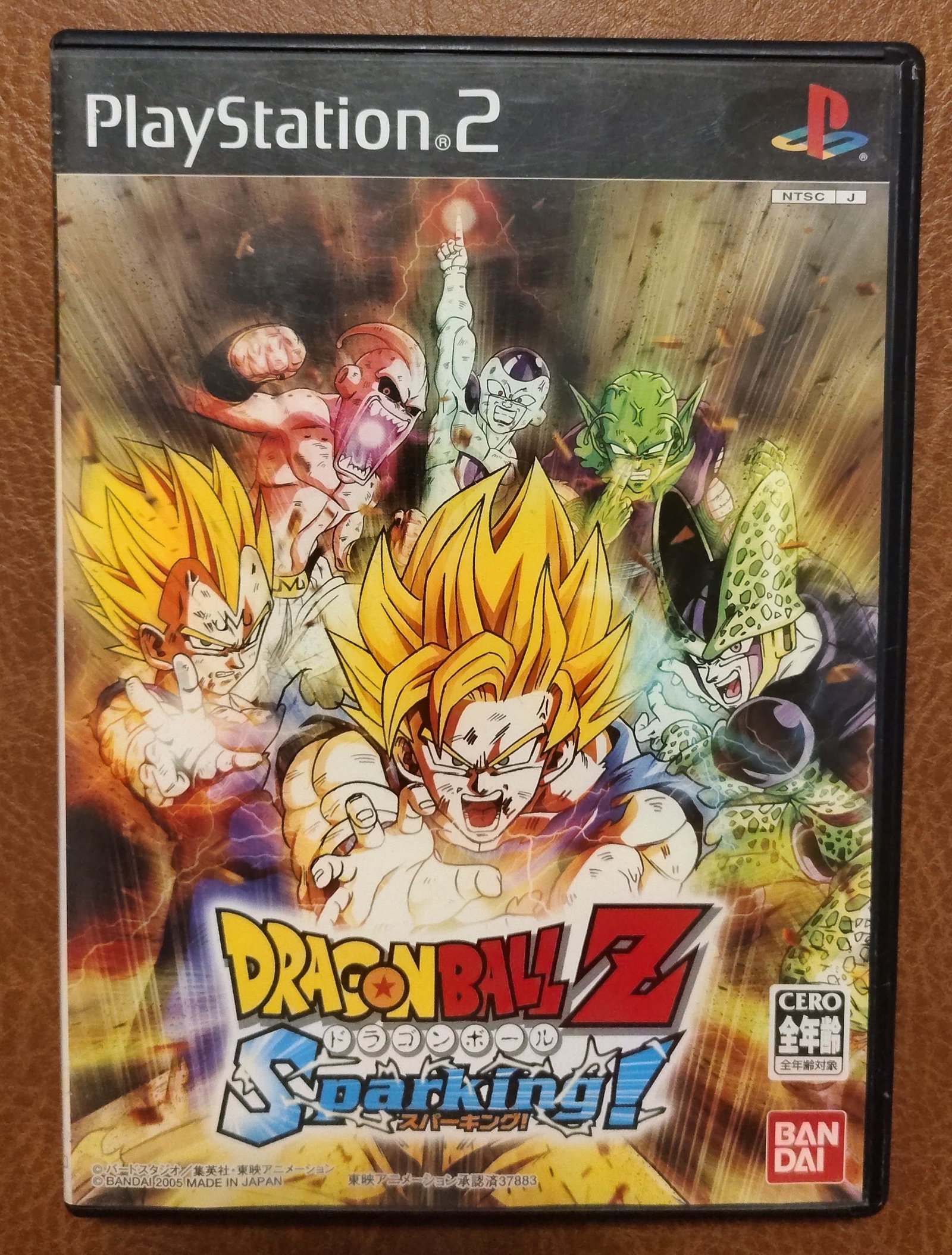 Dragon Ball Z Sparking PS2 Mídia Física Japonesa NTSC-J Completo
