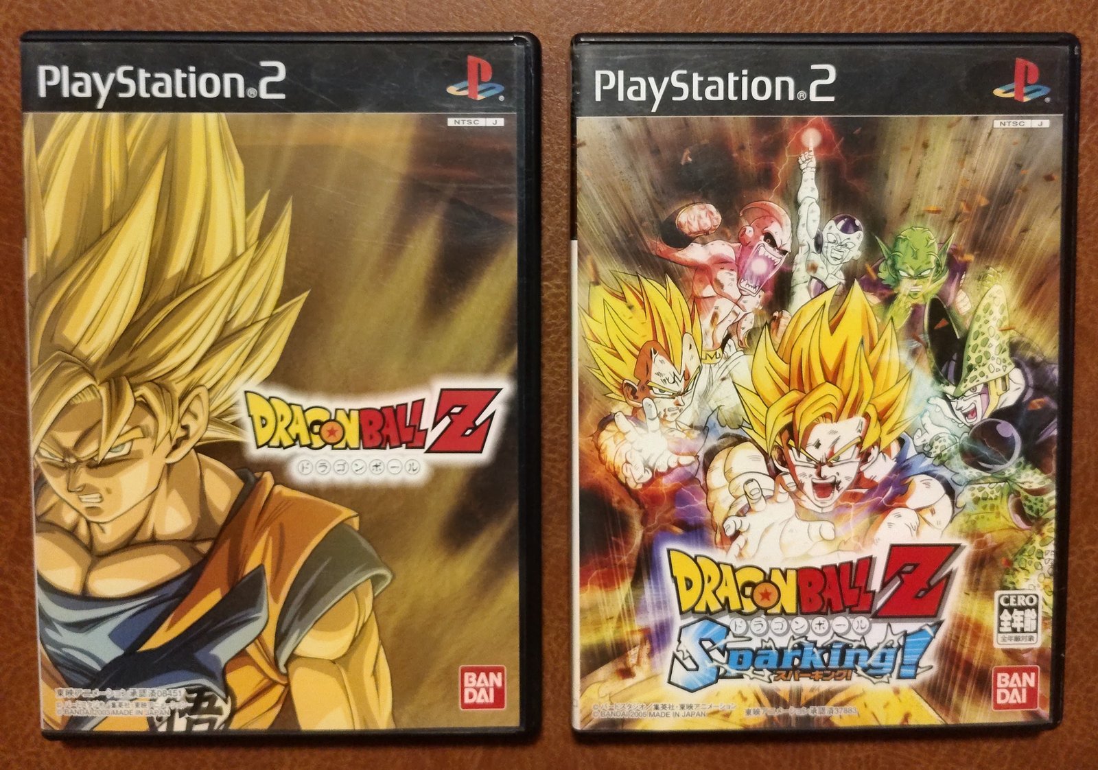 Kit 2 Jogos Dragon Ball Z PS2 Mídia Física Japonesa NTSC-J Completo