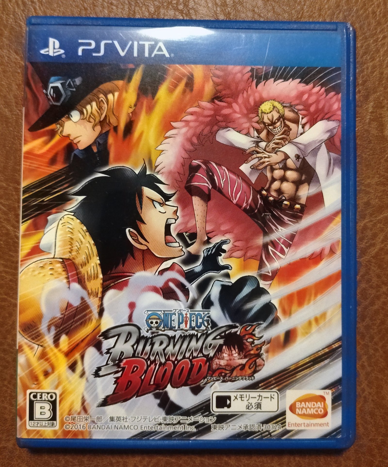 Jogo One Piece Burning Blood PS Vita Mídia Física Japonesa CIB