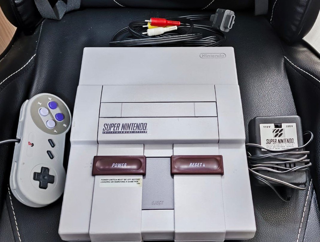 Super Nintendo Americano completo + Jogos