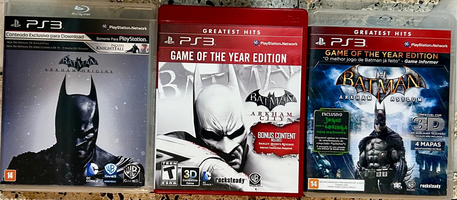 Coleção Batman Arkham PS3