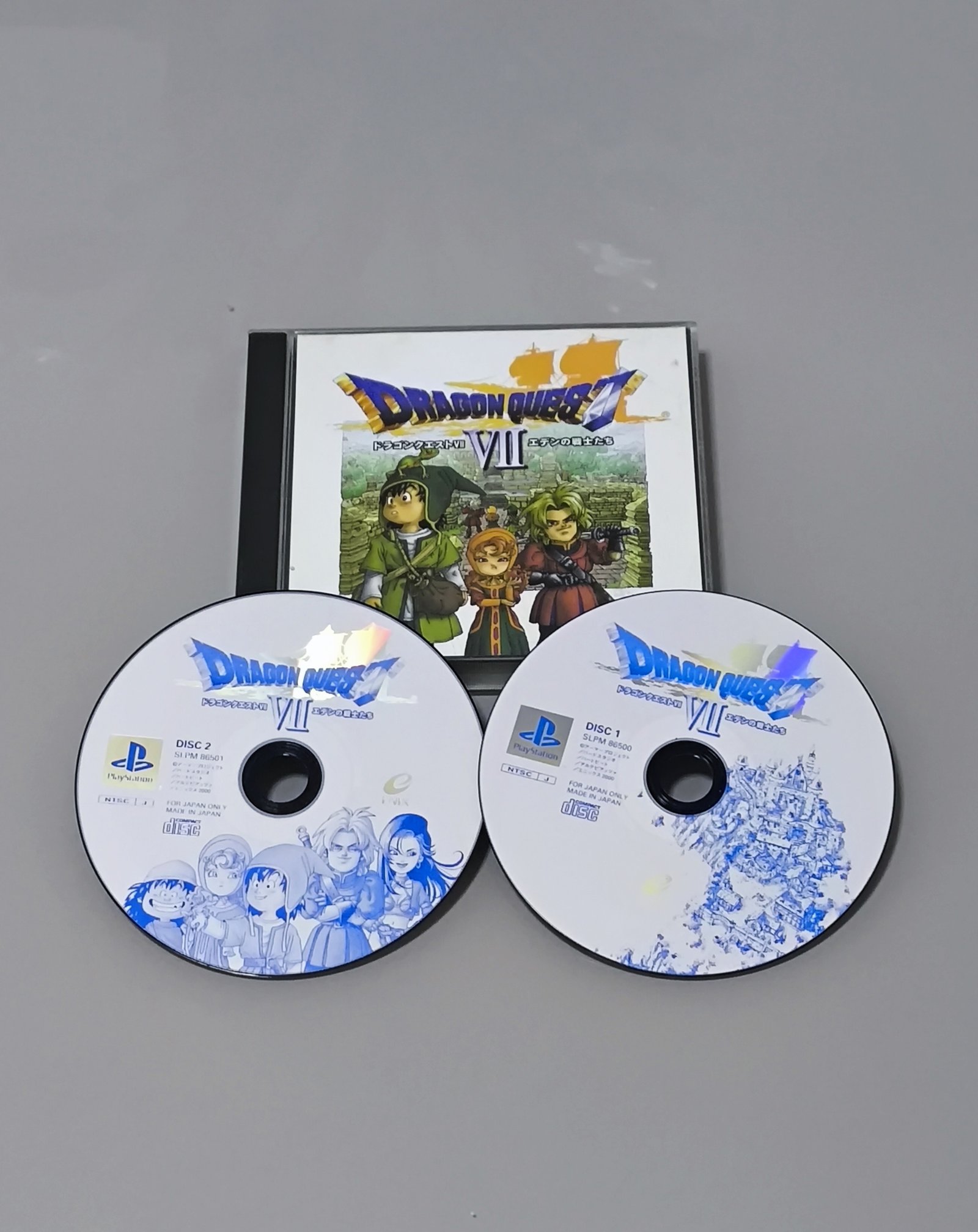Dragon Quest VII - ORIGINAL JAPONÊS- 2 Discos