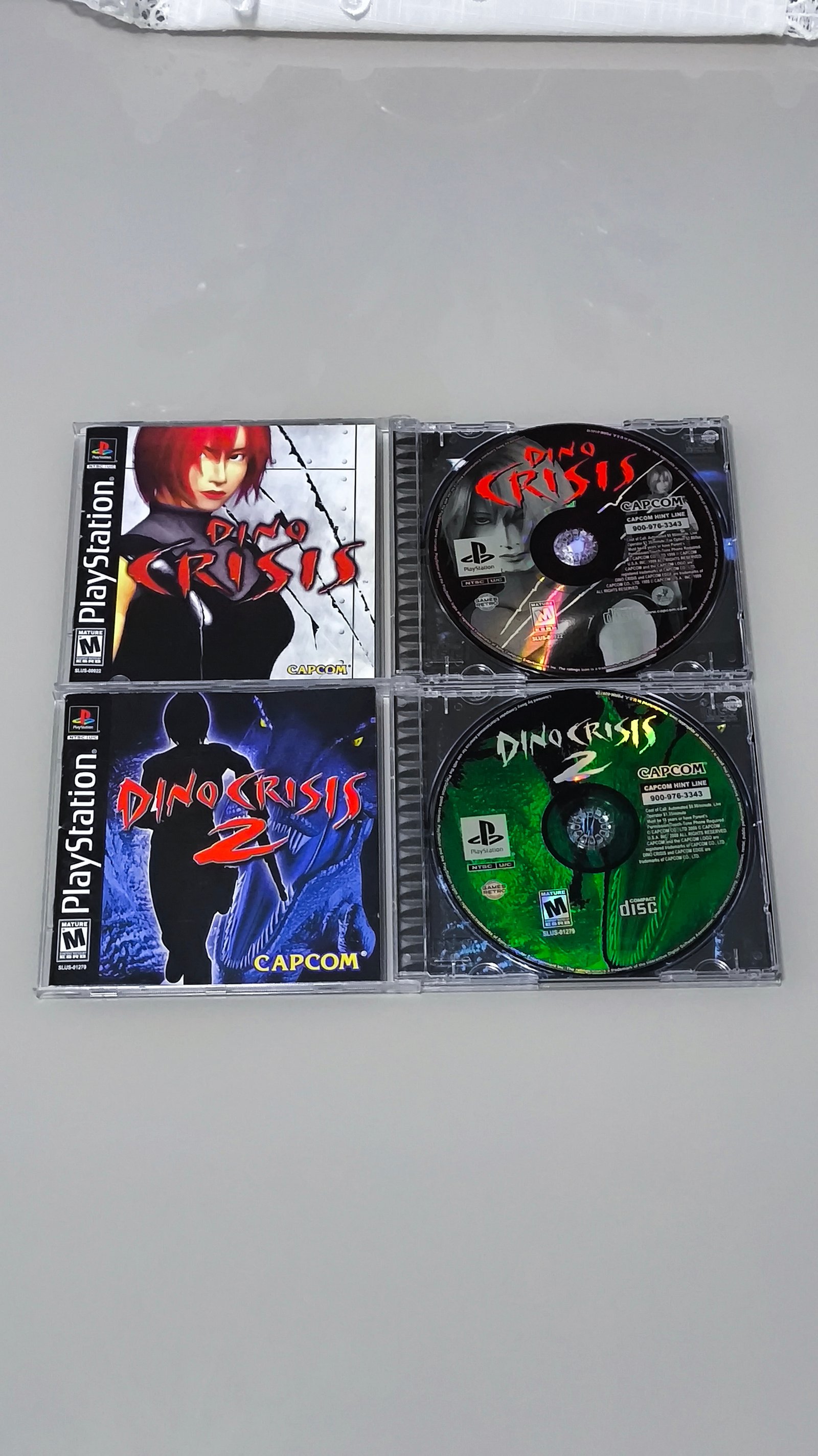 Dino Crisis 1+2 REPRODUÇÃO COM MANUAL