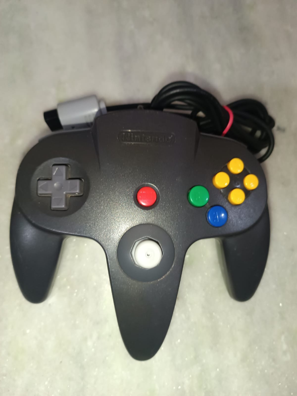 N6️⃣4️⃣   *Controle Preto  c/ analógico estilo GameCube💯%*