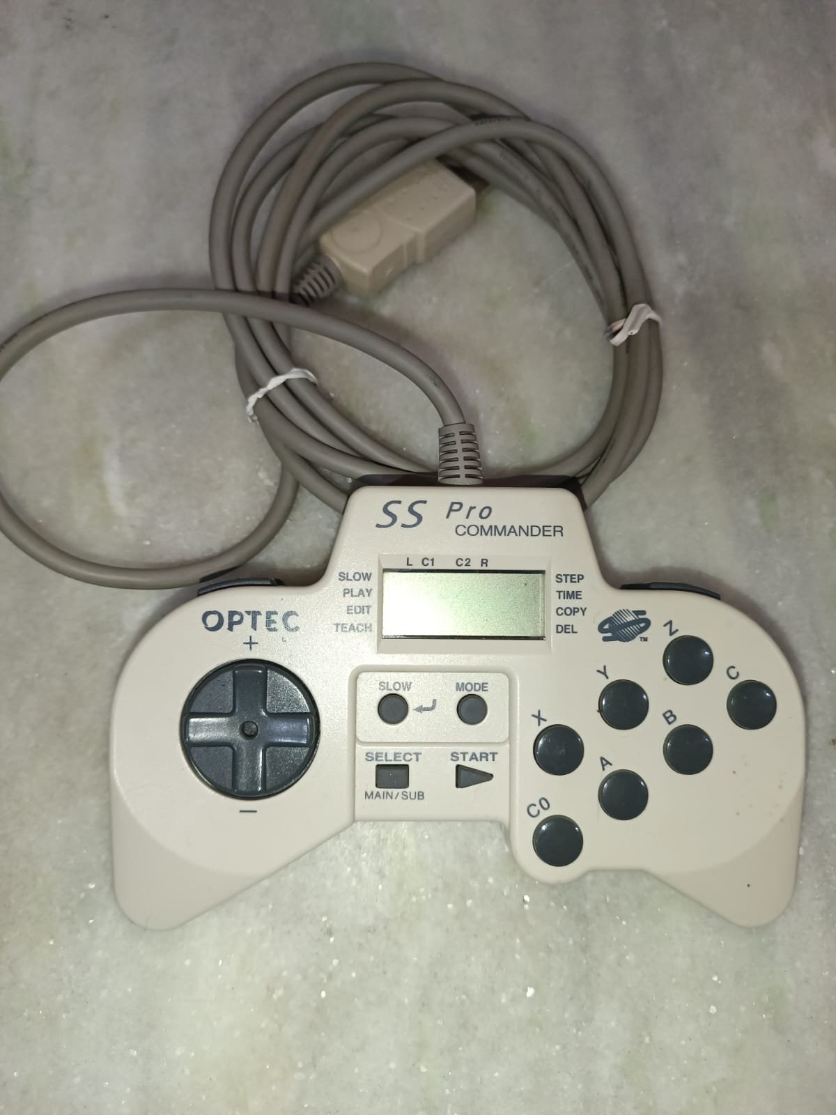 🪐🎮 *Controle Sega Saturn da OPTEC modelo SS PRO COMMANDER*