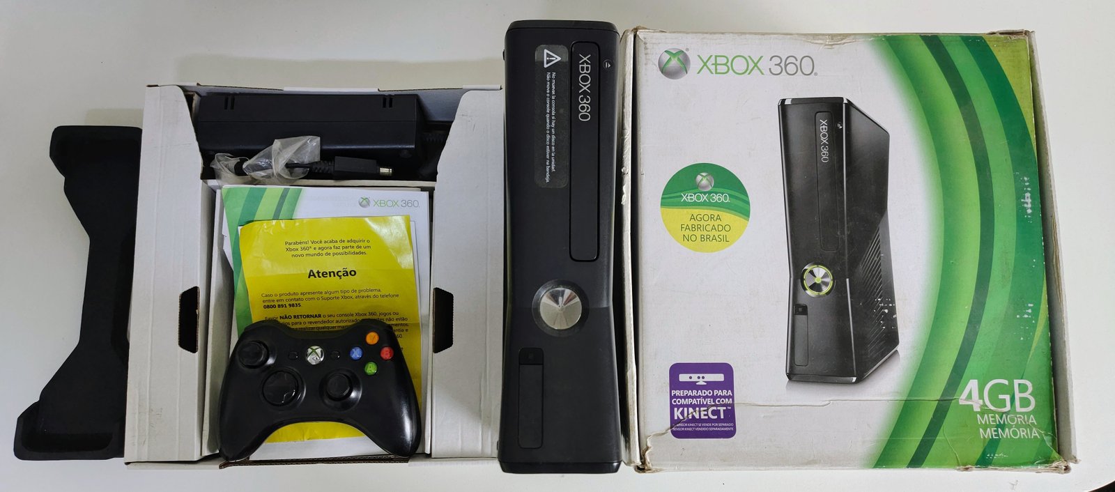 Xbox 360 na caixa (Defeito)
