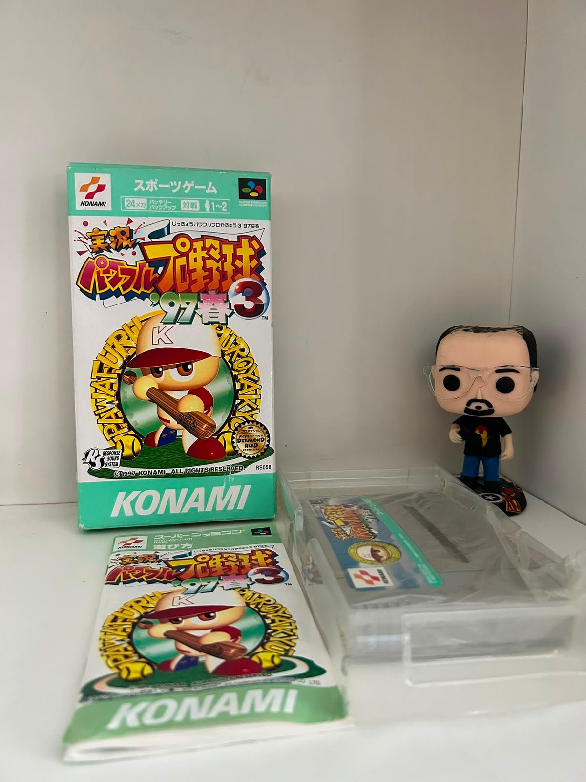 Jikkyou Powerful Pro Baseball 3 '97 Super Famicom Original