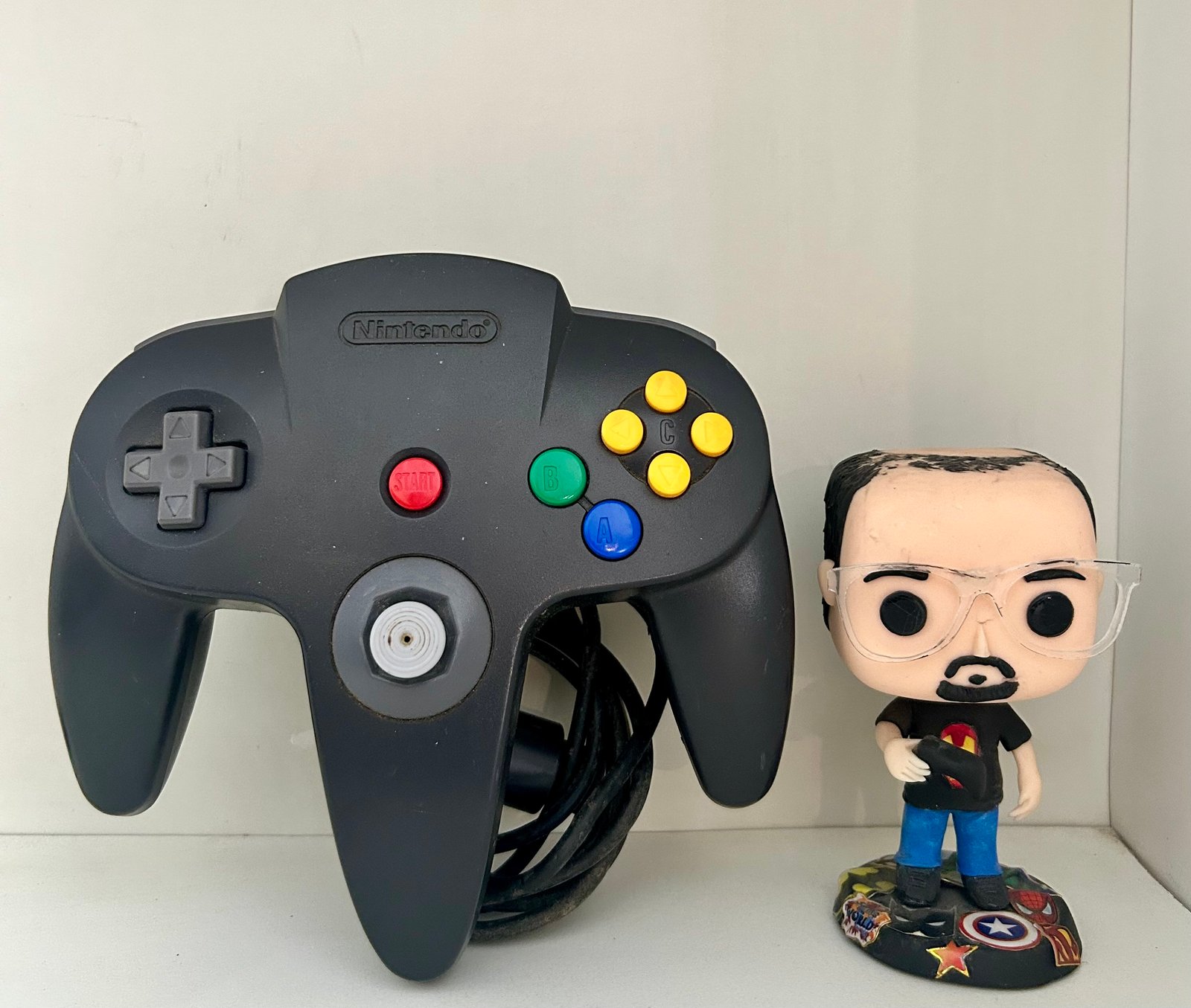 Controle Original Nintendo 64 (N64) Preto - Black Edition