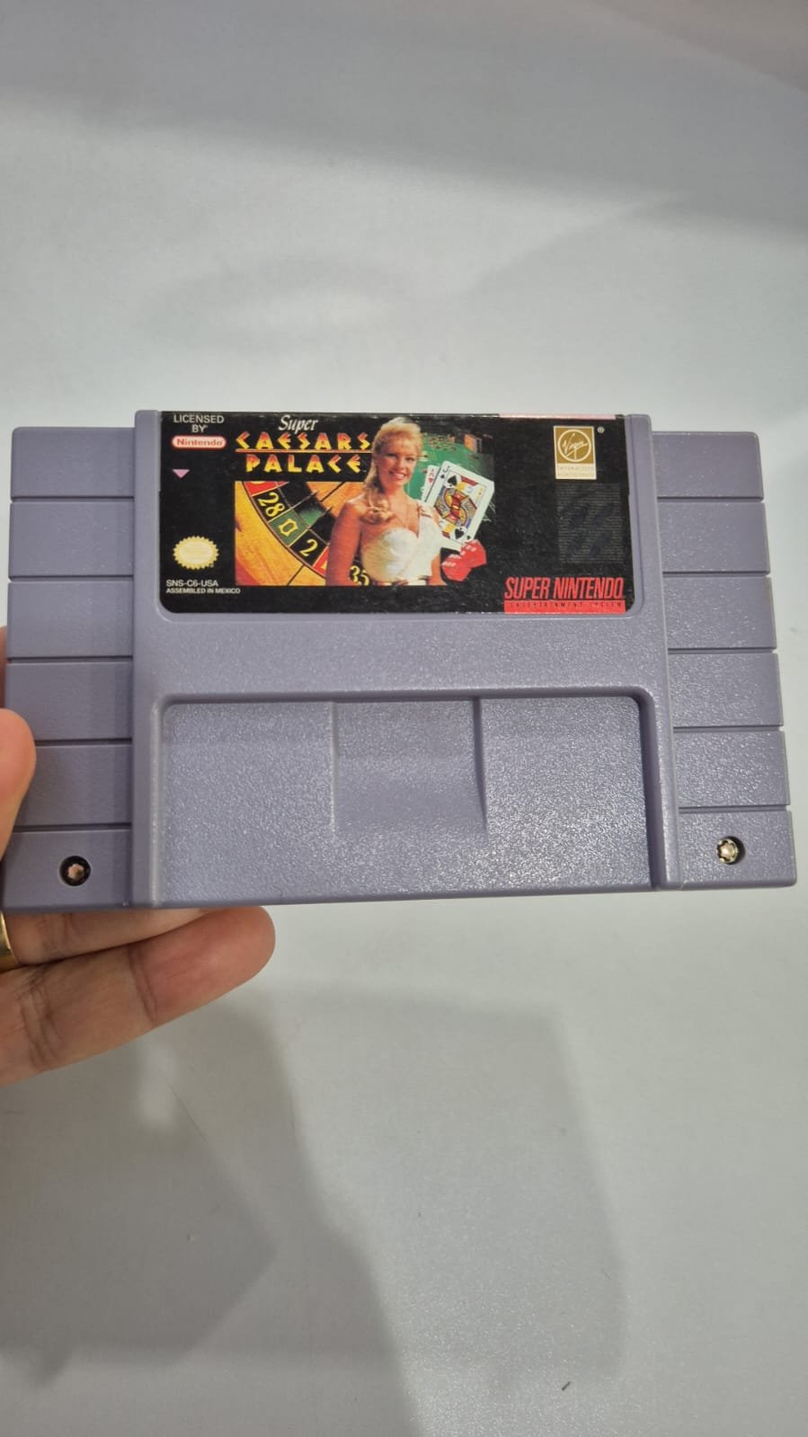 Super Caesars Palace original para SNES