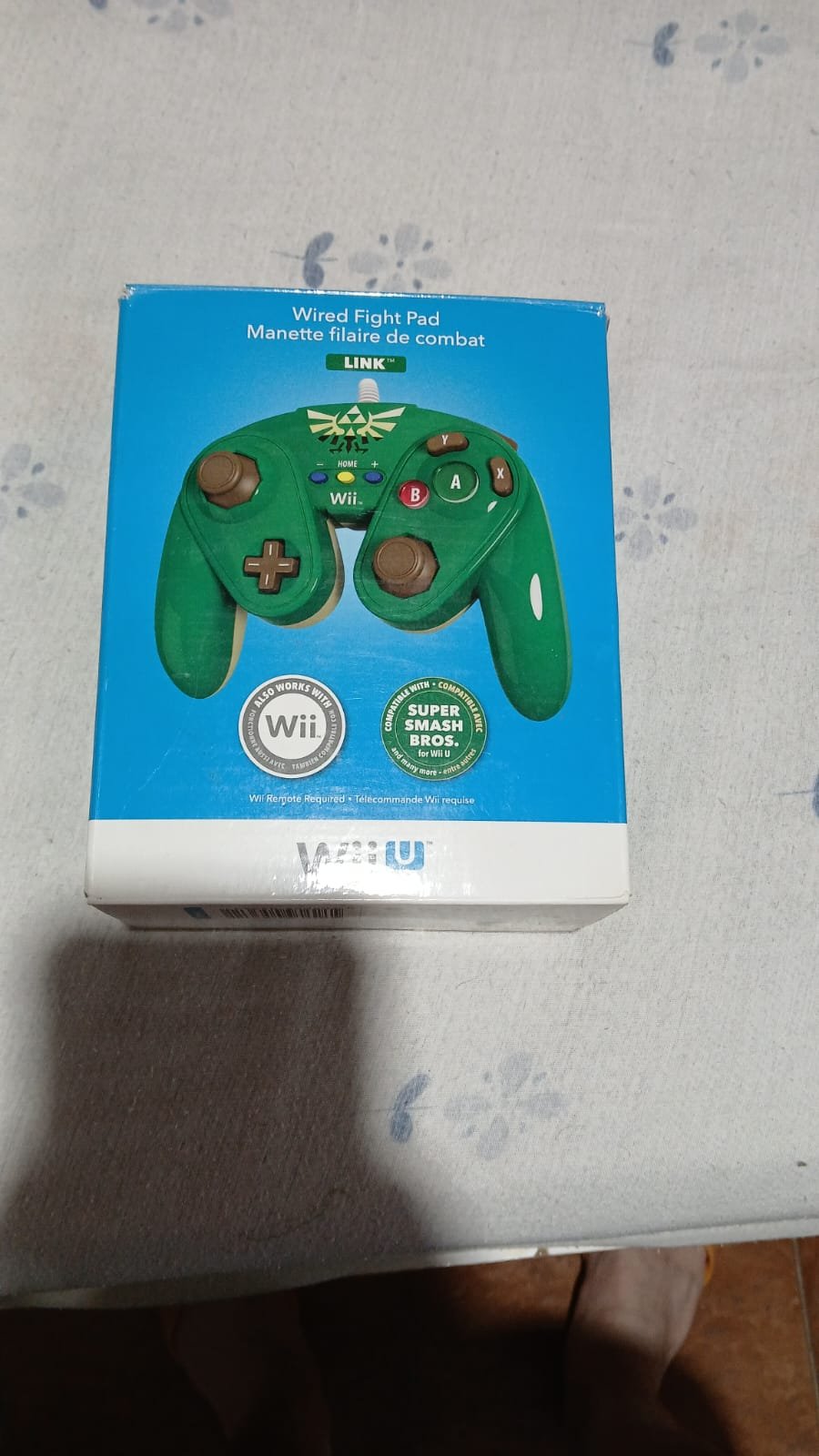 Controle Wii U Fired Pad for Wii U - The Legend of Zelda Edition com Caixa e em Perfeito Estado