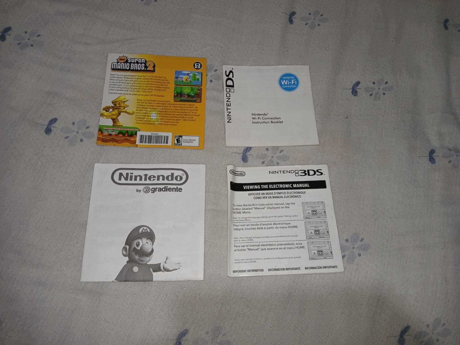 Encartes de Consoles Antigos da Nintendo ( N64, 3DS e DS)