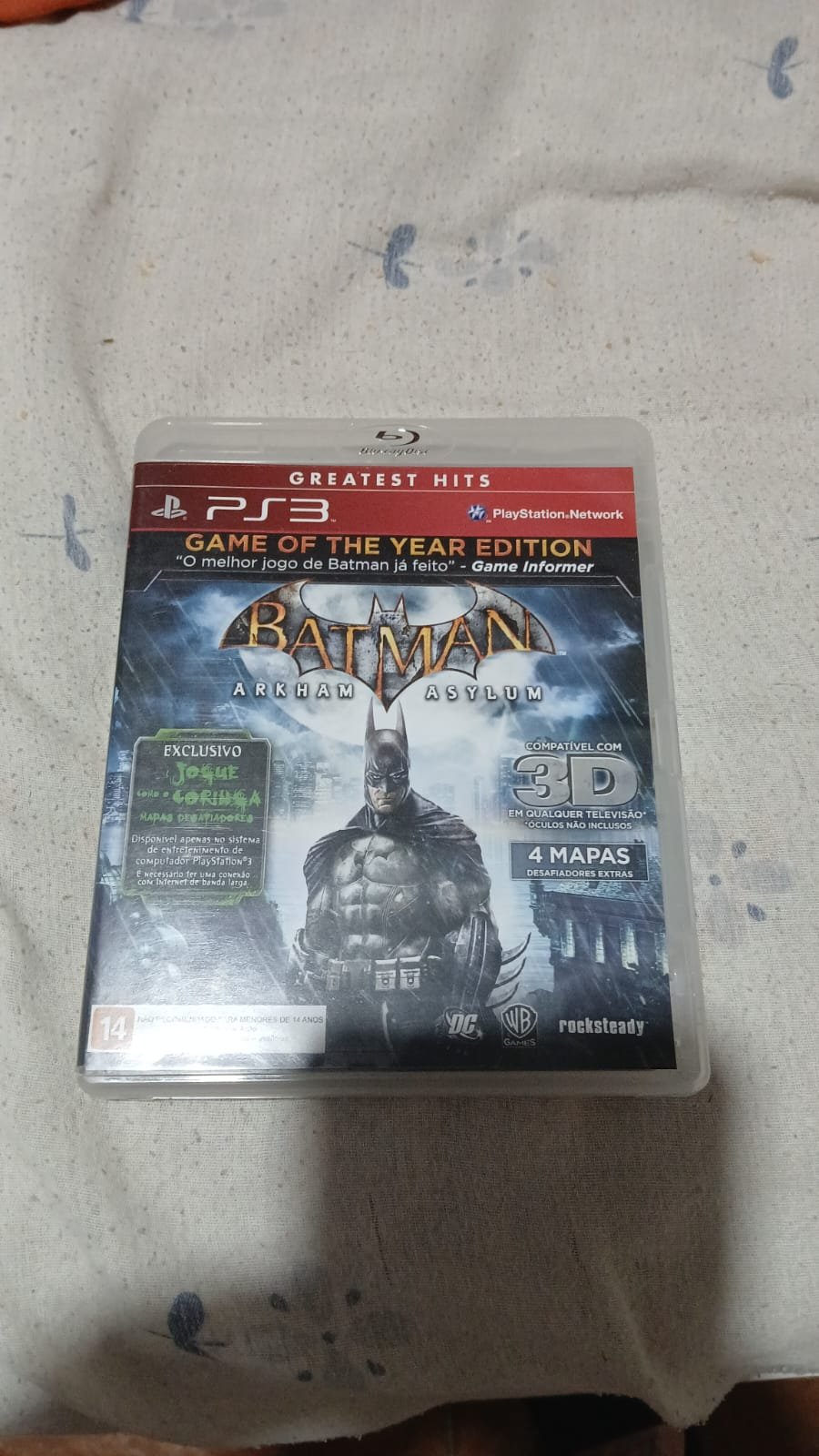 Batman: Arkham Asylum — Game of the Year Edition (PS3)