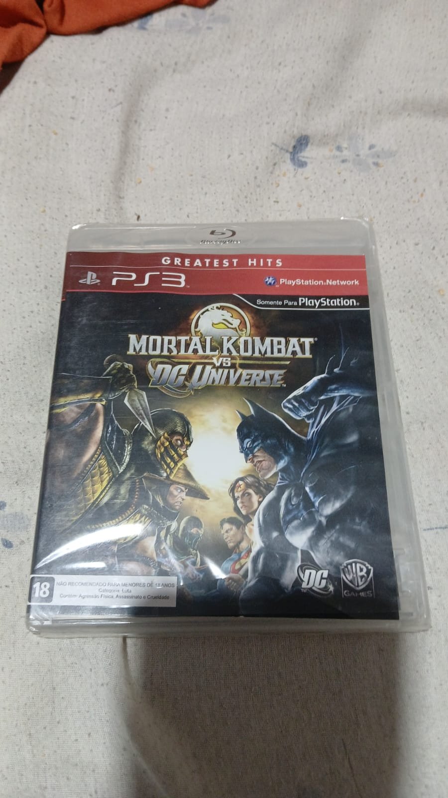Mortal Kombat vs. DC Universe — Greatest Hits (PS3) - Novo & Lacrado
