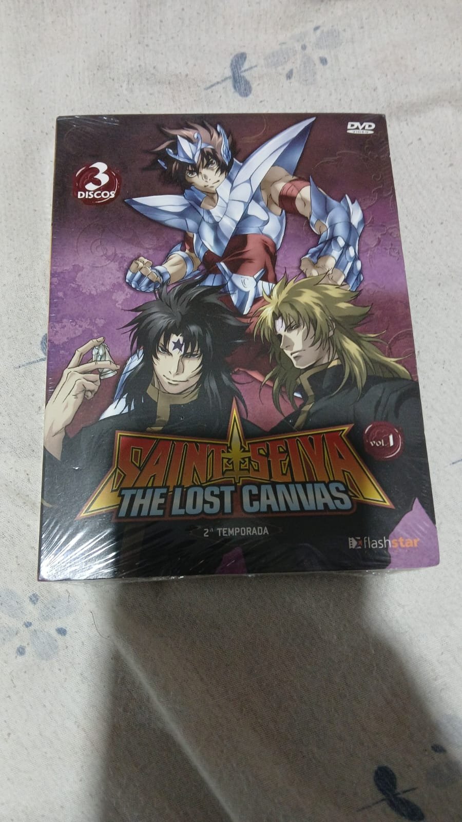 Box DVD: Saint Seiya: The Lost Canvas – 2ª Temporada (Vol. 1) - Novo & Lacrado