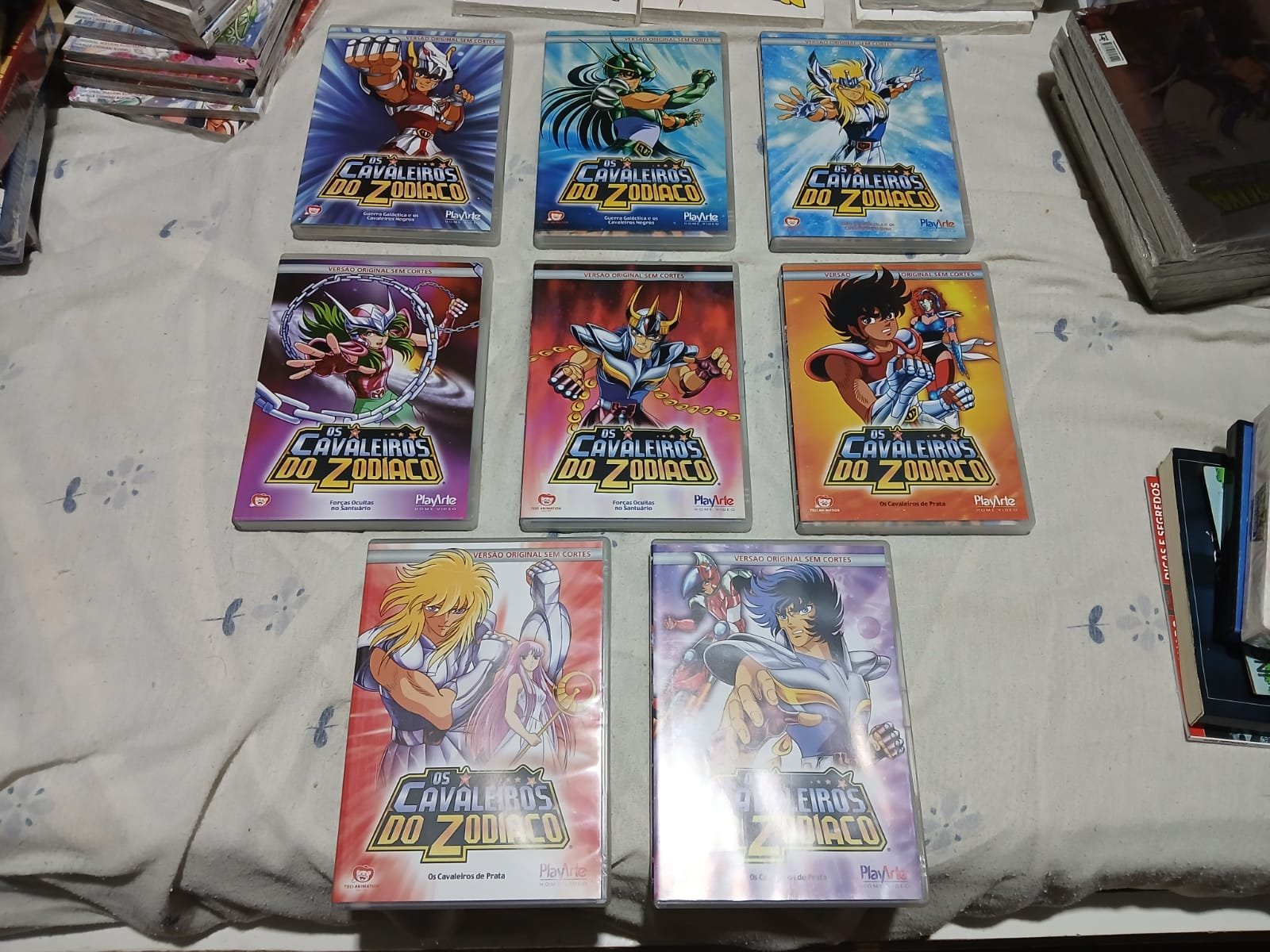 Coleção Play Arte Os Cavaleiros do Zodíaco ( Saint Seiya) Saga Clássica Completa + Capítulo Inferno da Saga de Hades + 4 Filmes Clássicos + Prólogo do Céu