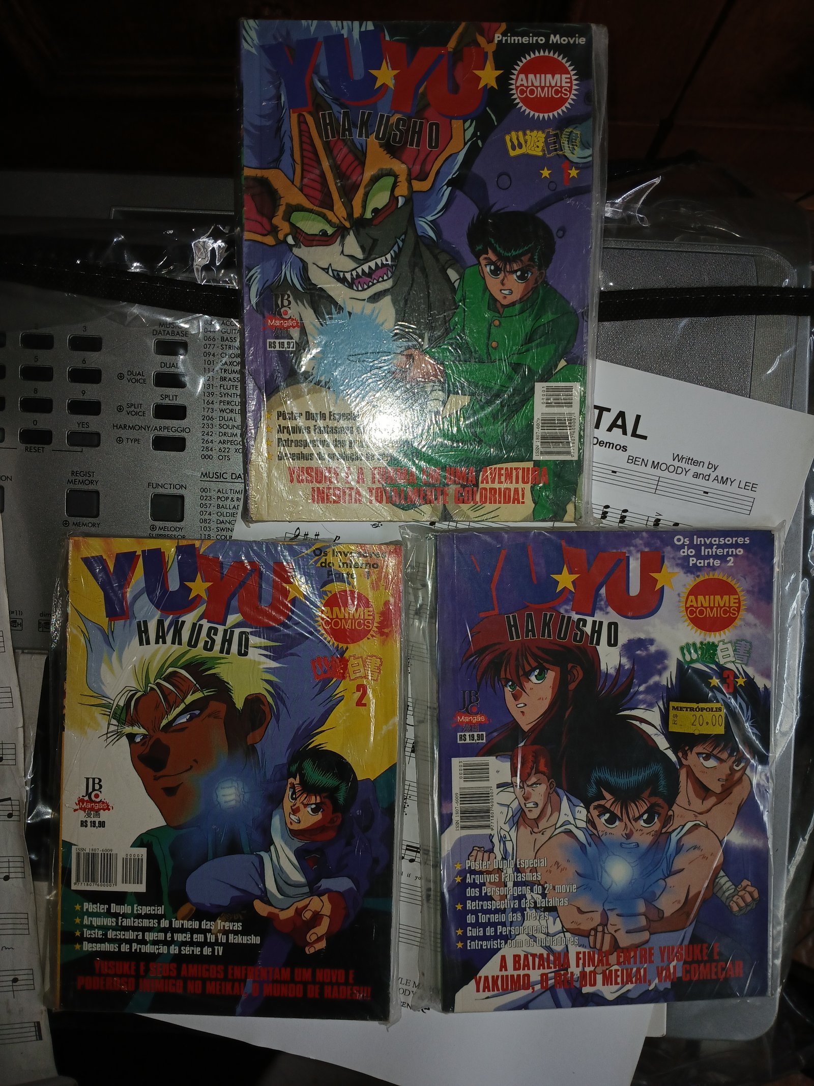 Coleção Completa Yu Yu Hakusho: Anime Comics JBC (3 Vols - Lacrados)