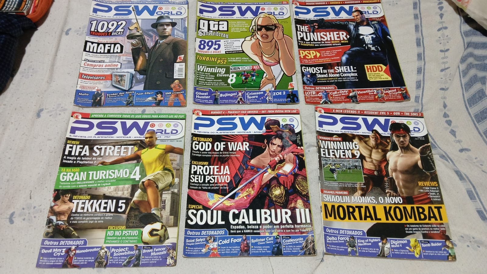 Coleção de Edições da Revista PSW em Perfeito Estado