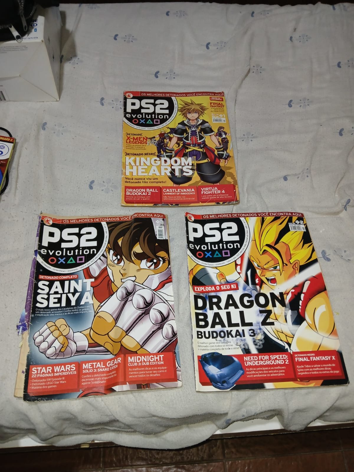Coleção de Revistas PS2 Evolution com 3 Revistas