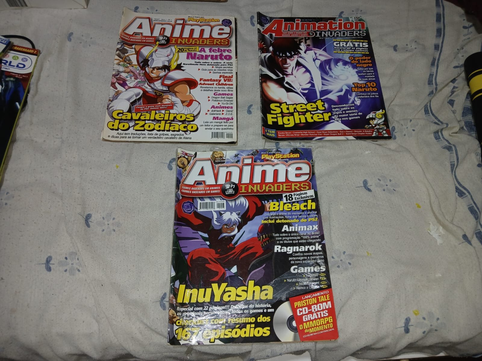Coleção de Anime Invaders - 3 Volumes