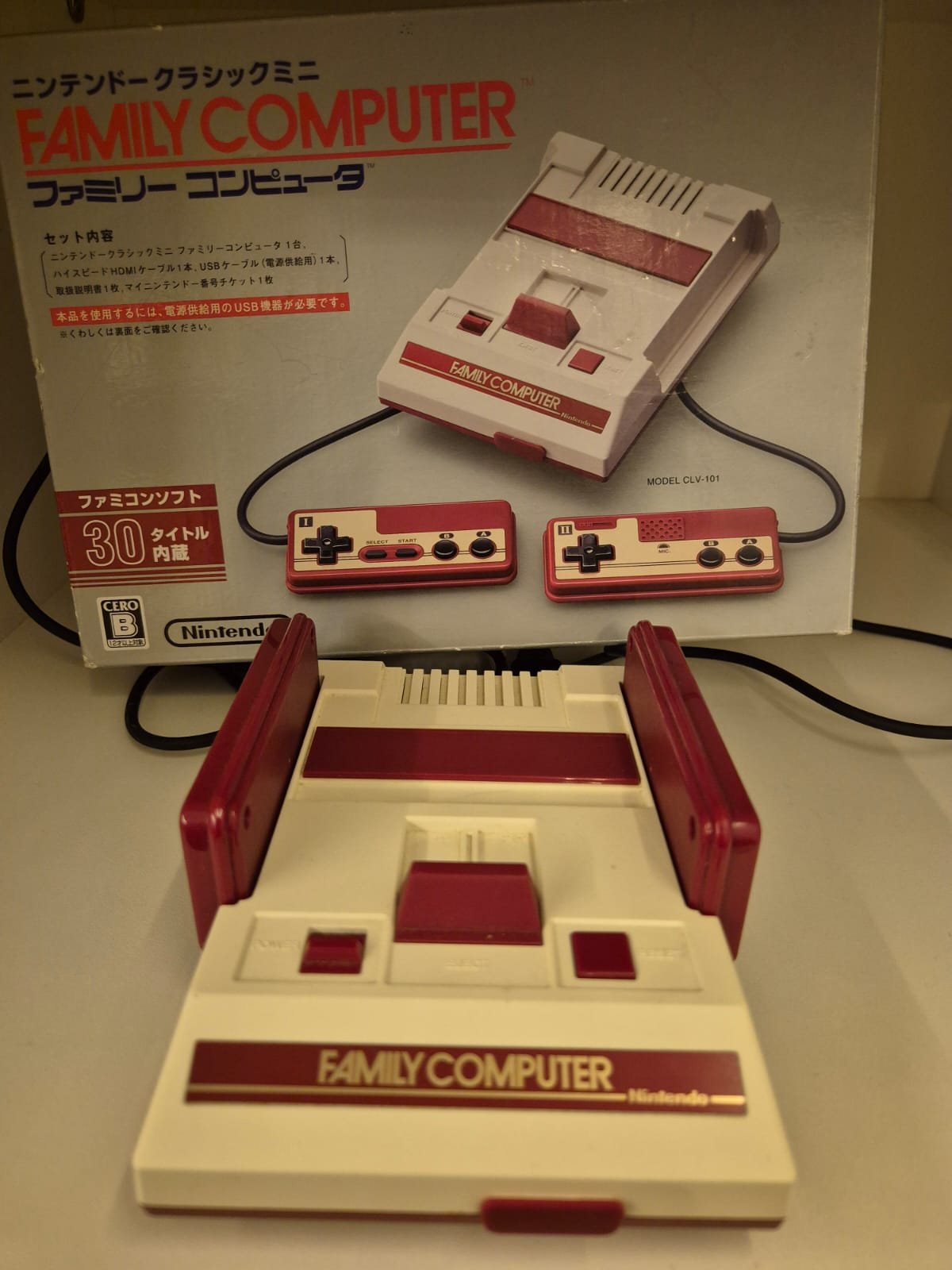 Nintendinho japonês. Famicom mini original Nintendo. 30 jogos na memória